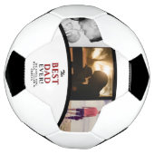Bester Vater je Vatertag 3 FotoCollage Fußball (Gedreht)