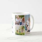 Bester Vater je Vatertag 5 Foto Kaffeetasse (VorderseiteRechts)