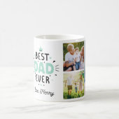 Bester Vater je Vatertag 5 Foto Kaffeetasse (Mittel)