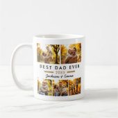 Bester Vater je Vatertag 5 FotoCollage Kaffeetasse (Links)