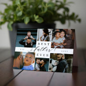 Bester Vater je | Vatertag 6 FotoCollage Karte