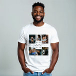 Bester Vater je | Vatertag 6 FotoCollage Tri-Blend Shirt<br><div class="desc">Feiern Sie den Tag des Vaters mit einem Geschenk, das das Wesen der Liebe und der Erinnerungen der Familie einnimmt. Unser Best Pater Ever Foto Collage T - Shirt verfügt über ein personalisiertes Collage Raster aus 6 Fotos, das perfekt für die Präsentation Ihrer speziellen Fotos und unvergessliche Momente mit Vater...</div>
