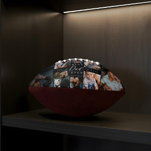 Bester Vater je   Vatertag 8 FotoCollage Football