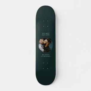 Bester Vater je Vatertag   Cool grün Skateboard