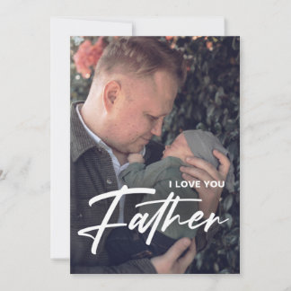 Bester Vater je Vatertag | Danke Foto Einladung