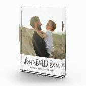 Bester Vater je Vatertag Einfaches Foto (Rechts)