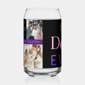 Bester Vater je Vatertag Familienfoto Collage Dosenglas (Links)