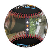 Bester Vater je | Vatertag Foto Baseball (Vorderseite)