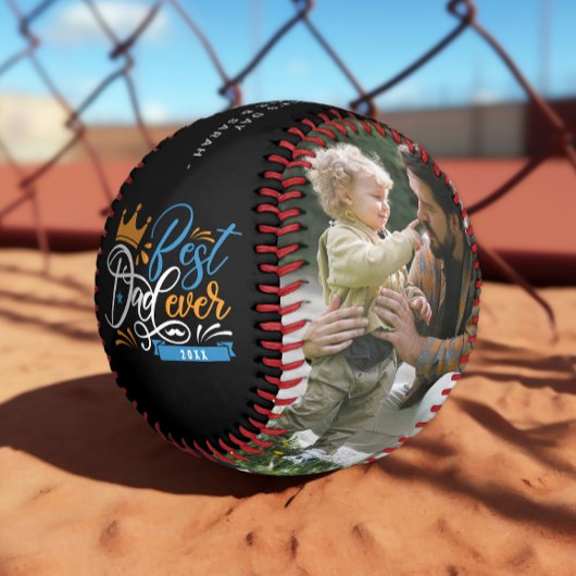 Bester Vater je | Vatertag Foto Baseball