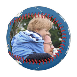 Bester Vater je Vatertag Foto Blau Baseball
