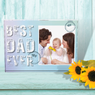 Bester Vater je Vatertag Foto Grunge Typografie