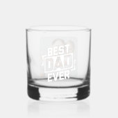 Bester Vater je Vatertag Foto Instagram Whiskyglas (Vorderseite)