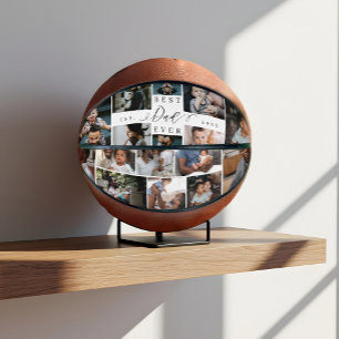 Bester Vater je Vatertag FotoCollage Basketball