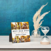 Bester Vater je Vatertag FotoCollage Fotoplatte (InSitu)