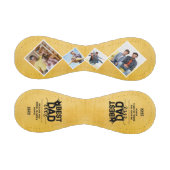 Bester Vater je Vatertag FotoCollage Golden Baseball (Paneele)