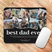 Bester Vater je Vatertag FotoCollage Mousepad