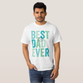 Bester Vater je Vatertag| Geburtstag T-Shirt (Vorne ganz)