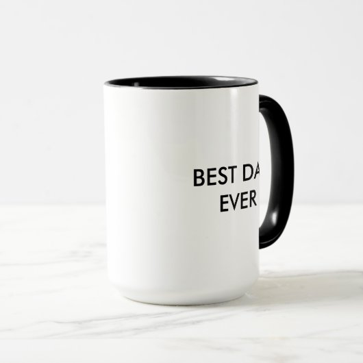 Bester Vater je Vatertag Geschenk Tasse (VorderseiteRechts)