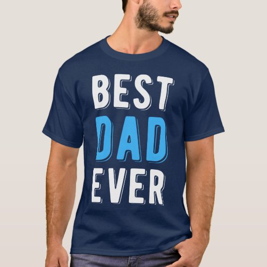 Bester Vater je Vatertag Geschenkfamilie T-Shirt (Vorderseite)