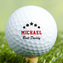 Bester Vater je Vatertag Individuelle Name Golfball