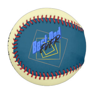 Bester Vater je Vatertag jedes Jahr blauer Grafik Baseball