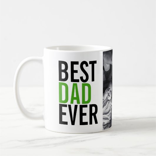 Bester Vater je Vatertag Kaffee Tasse (Links)