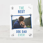 Bester Vater je Vatertag Karte (Vorderseite)