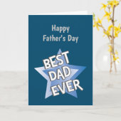 Bester Vater je Vatertag Karte (Gelbe Blume)