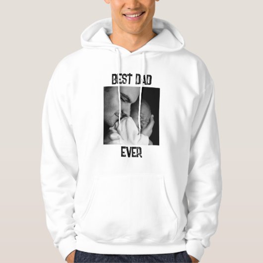 Bester Vater je | Vatertag oder neuer Vater Hoodie (Vorderseite)