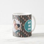 Bester Vater je Vatertag Pesonalize Bilder Kaffeetasse (VorderseiteRechts)