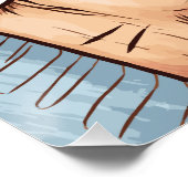 Bester Vater je - Vatertag Poster (Ecke)