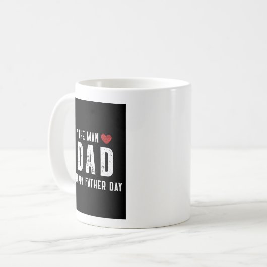 Bester Vater je - Vatertag Tasse (Vorderseite Links)