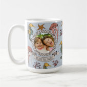 Bester Vater je Vatertag unter dem Foto Kaffeetasse (Links)