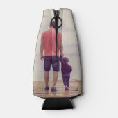 Bester Vater je Vatertag Volles Foto Flaschenkühler (Rückseite)