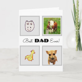 Bester Vater je! Vatertagskarte Karte