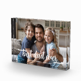 Bester Vater je Vatertagskript Fotoblock