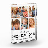 Bester Vater je Vathers Day Picture Collage Fotoblock (Links)