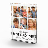 Bester Vater je Vathers Day Picture Collage Fotoblock (Rechts)