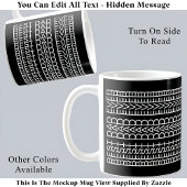 Bester Vater je versteckte Meldung 141WB, Optisch Kaffeetasse