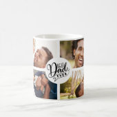 Bester Vater je vier Foto Kaffee Tasse (Mittel)