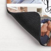 Bester Vater je Vier-Foto-Maus-Pad Mousepad (Ecke)
