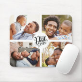 Bester Vater je Vier-Foto-Maus-Pad Mousepad (Mit Mouse)