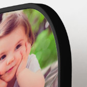 Bester Vater je vier Fotos Navy Blue Pickleball Schläger (Linke Seite)