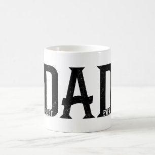 Bester Vater je Vintage Art Typografie Daddy Gesch Kaffeetasse