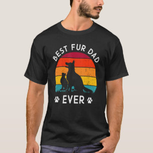 Bester Vater je Vintager Besitzer von Retrohunden  T-Shirt