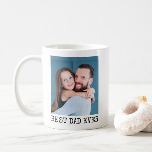 Bester Vater je Volles Foto Personalisiert Kaffee Kaffeetasse