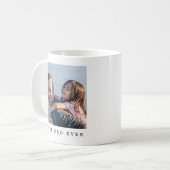 Bester Vater je Volles Foto Personalisiert Kaffee  Kaffeetasse (Vorderseite Links)