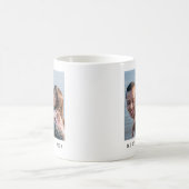 Bester Vater je Volles Foto Personalisiert Kaffee  Kaffeetasse (Mittel)