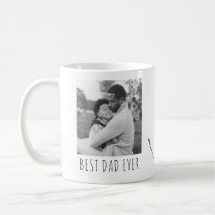 Bester Vater je Volles Foto Personalisiert Kaffee Kaffeetasse