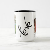 Bester Vater je Volles Foto Personalisiert Kaffee Tasse (Zentrum)